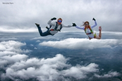 прыжок с парашютом